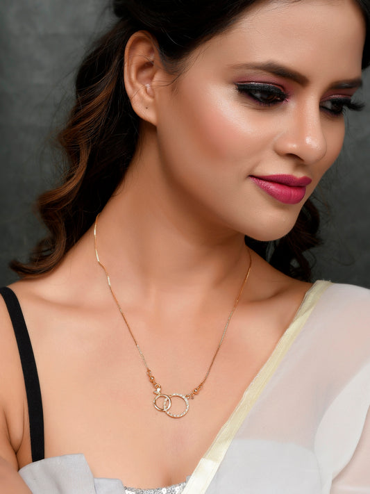 Set of 2 Gold-Plated AD  Chains