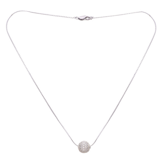 Silver-Plated Ball Pendant Chains