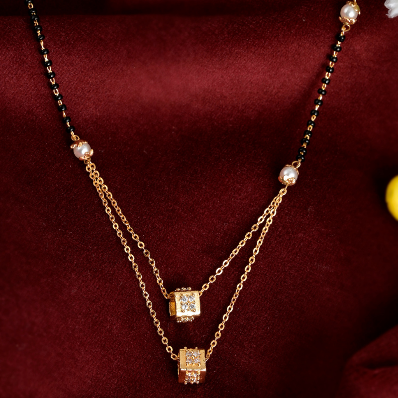 Gold-Plated double layered Mangalsutra