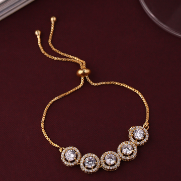 Gold-Plated AD Partywear Bracelet