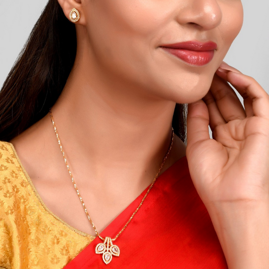 Gold-Plated AD Pendant Chains