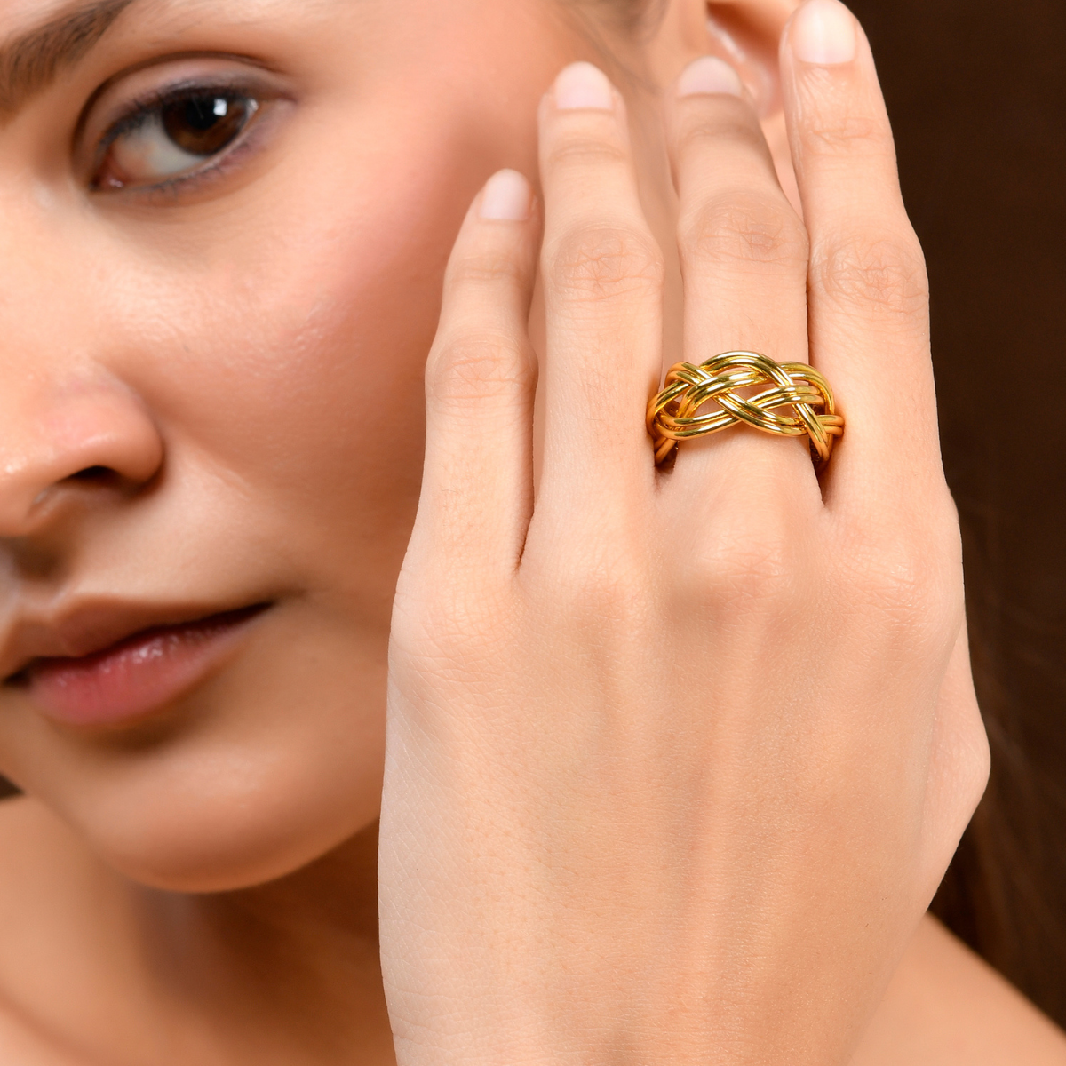 Shoshaa Gold-Plated Finger Rings