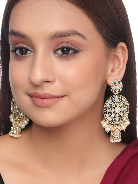 Shoshaa Bhaiya Bhabhi Rakhi Lumba Maangtika with Roli Chawal Earrings Gift Set